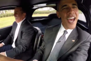 Former President Barack Obama appeared on Comedians in Cars Getting Coffee with Jerry Seinfeld.