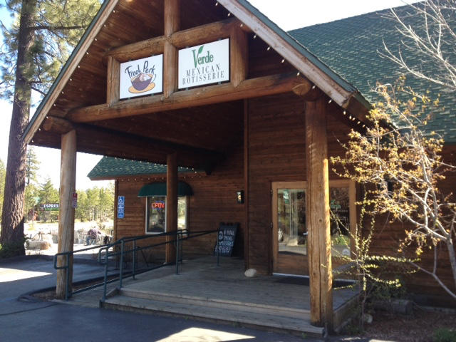 The Freel Perk Coffee Shop is located in Meyers, California, a hundred yards from the California-Nevada agricultural border check.