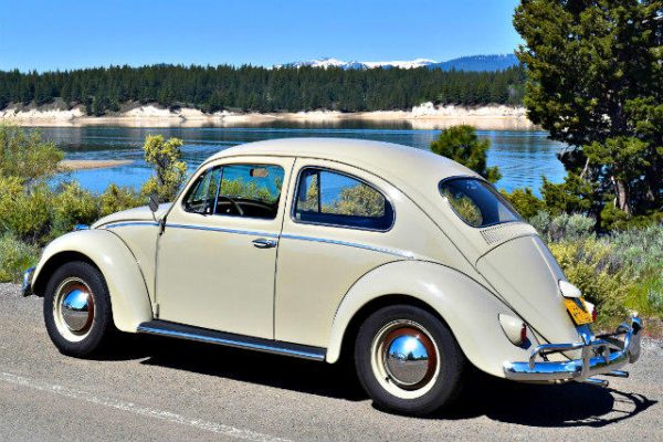 The 1959 Volkswagen owned by Bruce Aldrich.