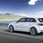 A 2017 Audi A3 e-tron similar to the care reviewed by 12-year-old Leo Sens.