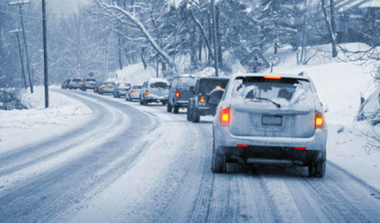 Winter weather increases potential driving hazards.
