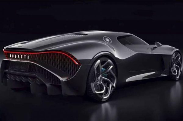 The one-off Bugatti La Voiture Noire sold for $18.9 million.