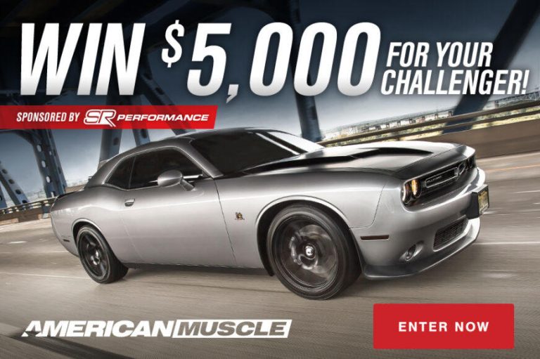 AmericanMuscle has a $5,000 parts giveway for Dodge Challenger owners.