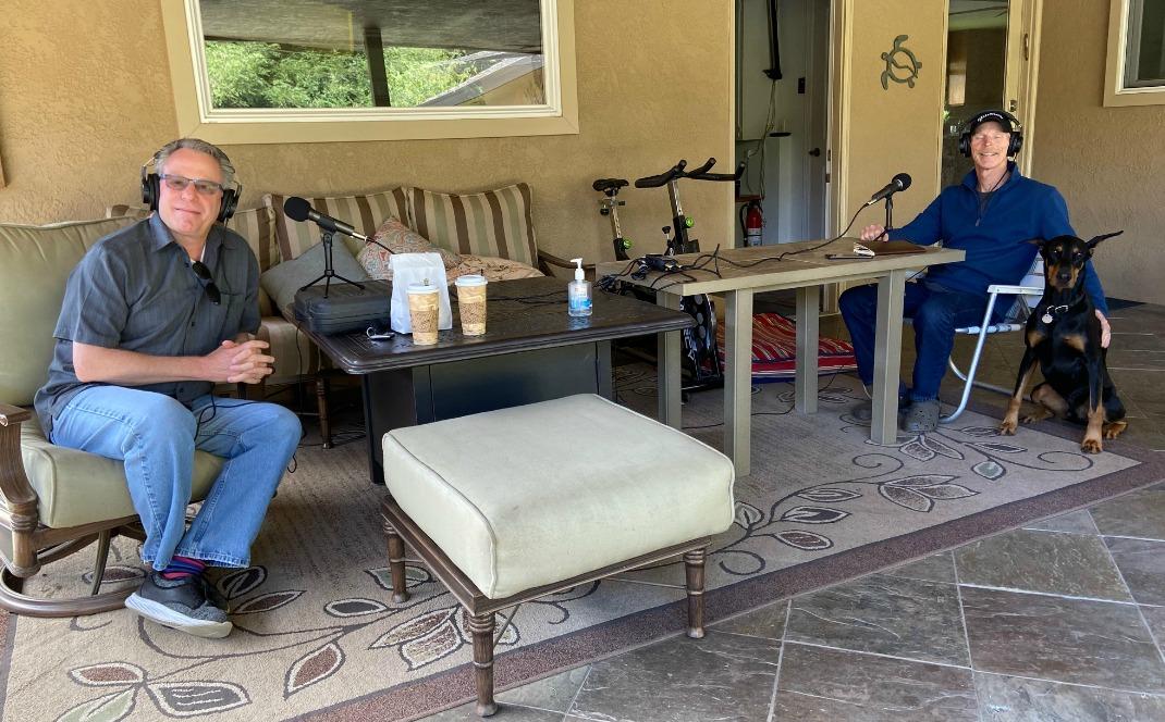 The Weekly Driver Podcast co-hosts James Raia (left), Bruce Aldrich and consultant Indy discuss how the coronavirus has affected the auto industry.