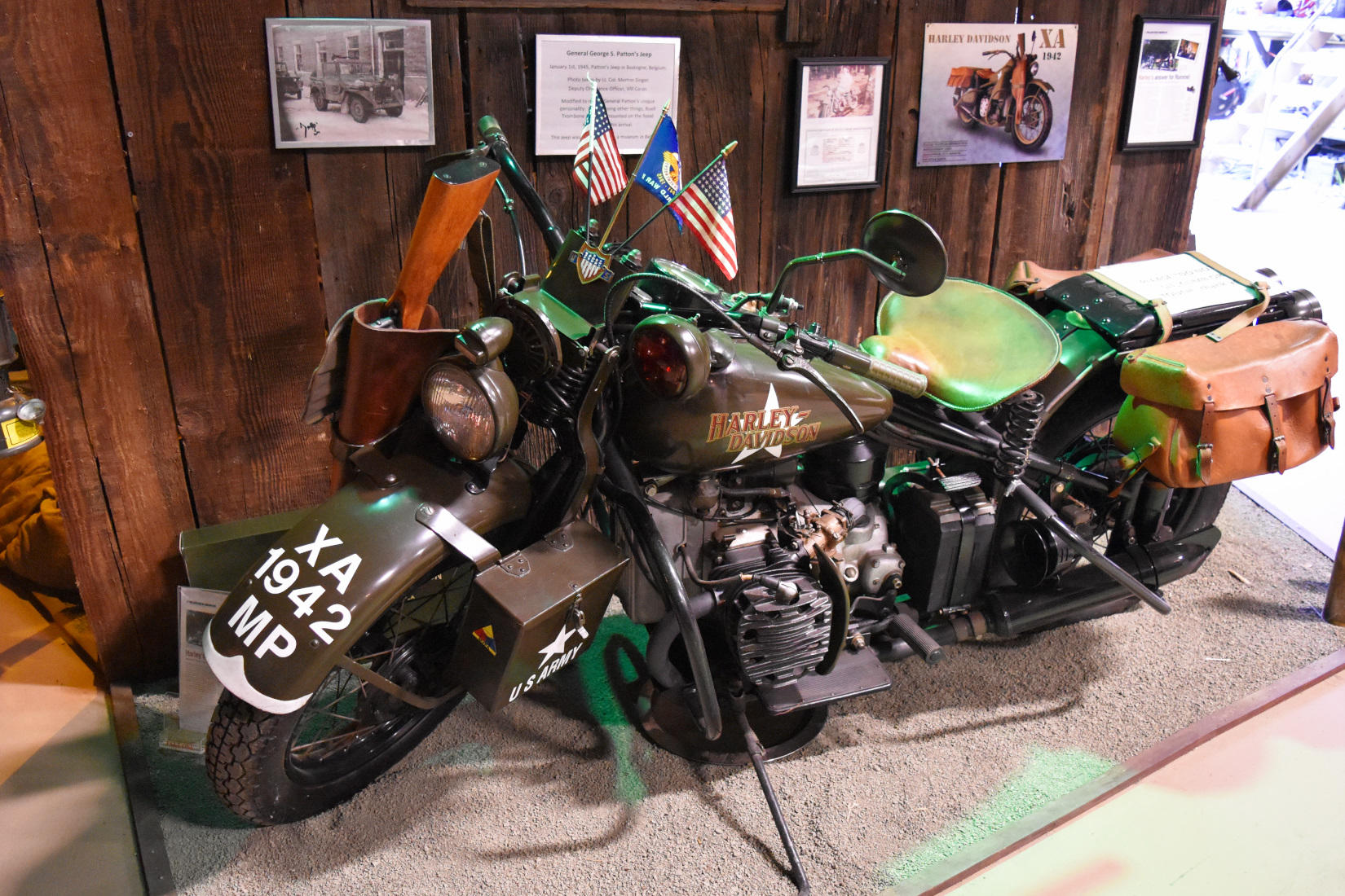 #151, Interstate 80 museum honors military history 4 A rare motorcycle at the American Armory Museum.