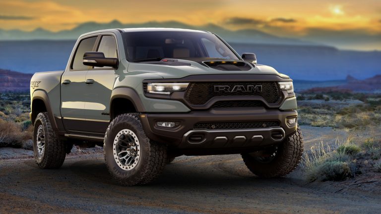 The 2021 Ram 1500 TRX is the most powerful half-ton pickup truck available.