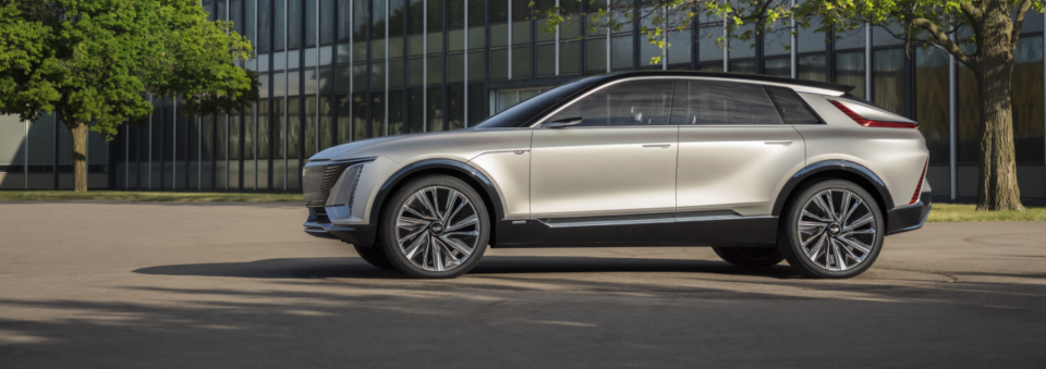 The Cadillac LYRIQ is the brand's first EV SUV.