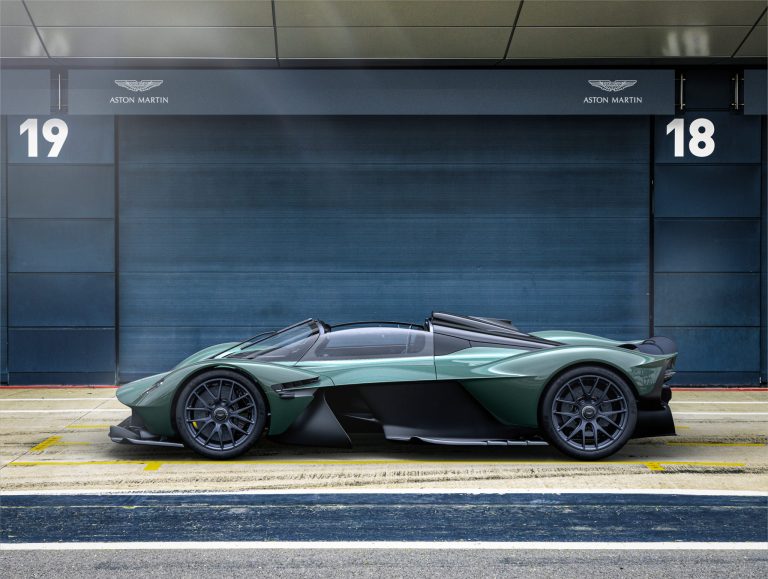 Aston Martin has unveiled its new hypercar the Valkyrie Spider.