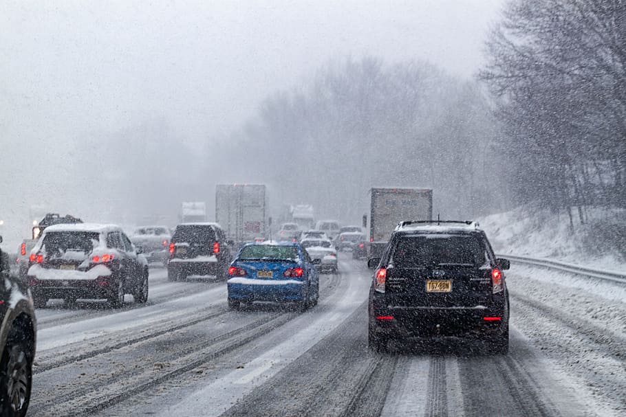Winter driving requires adhering to inclement weather driving tips.