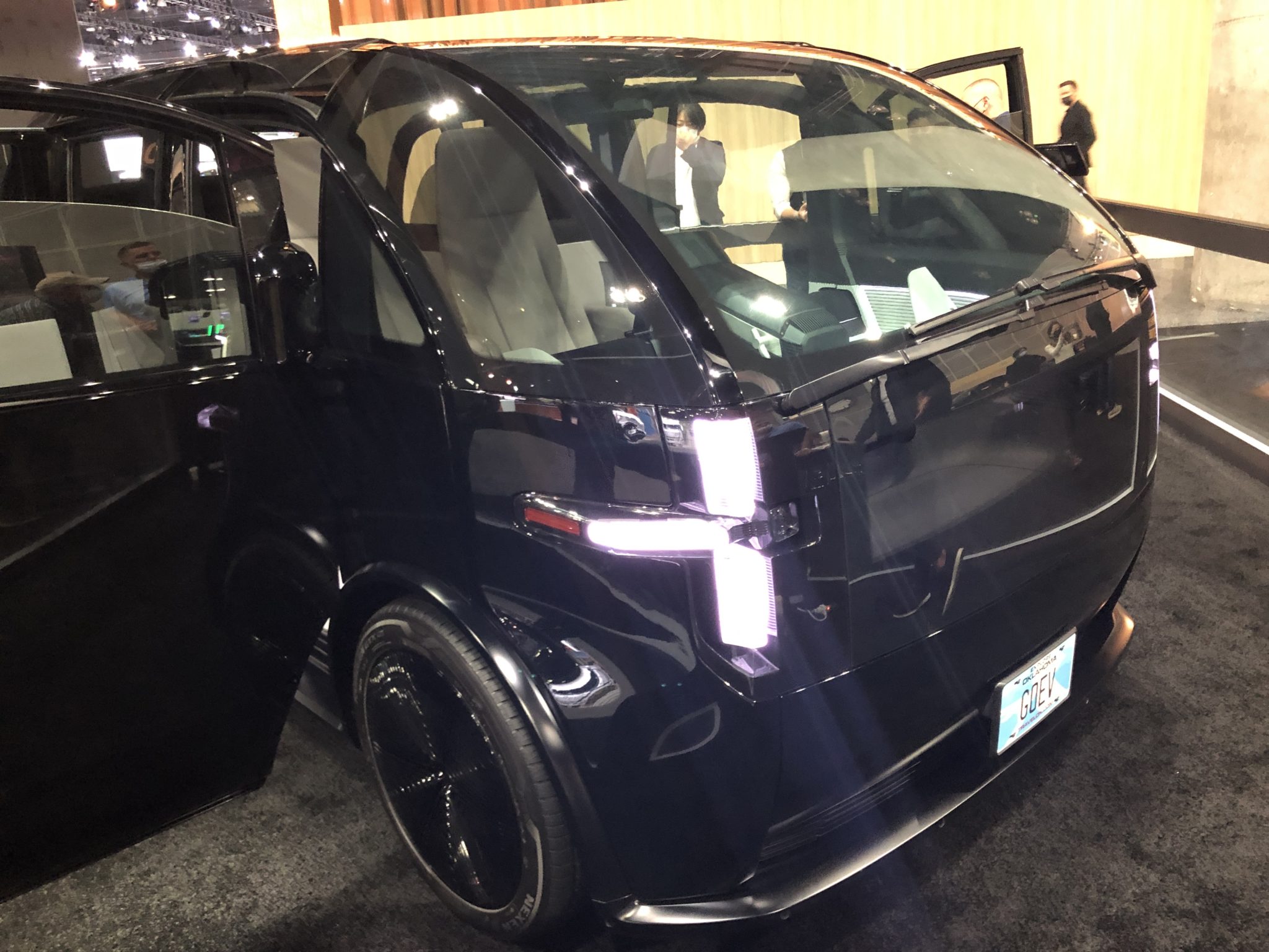 The Canoo concept family vehicle debued at the LA Auto Show.