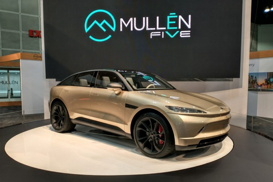 The lineup of concept car at 2021 LA Auto Car Show included the Mullen Five. The electric sedan has been made yet.