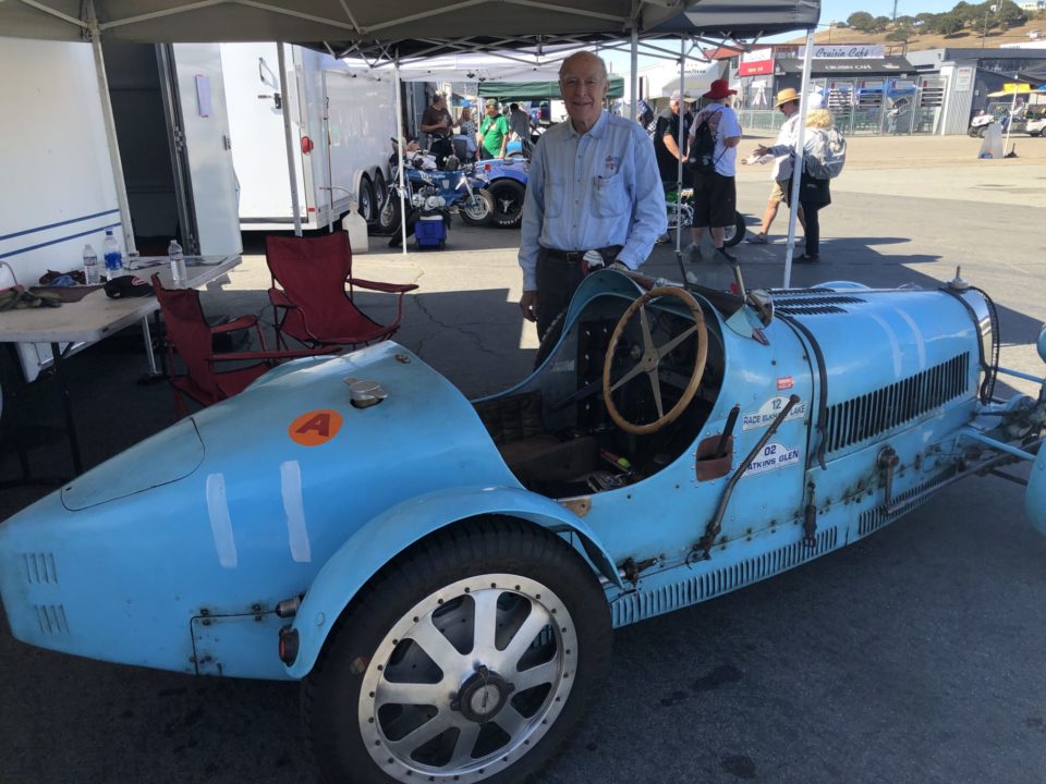 Nathanael Greene, 80, and his 1925 Bugatti