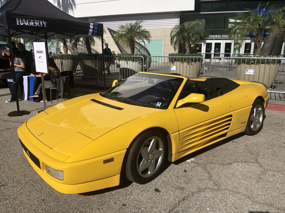 Hagerty had a low-key presence at the 2022 LA Auto Show, but the 1994 Ferrari 248 stood out and it was fun to drive.