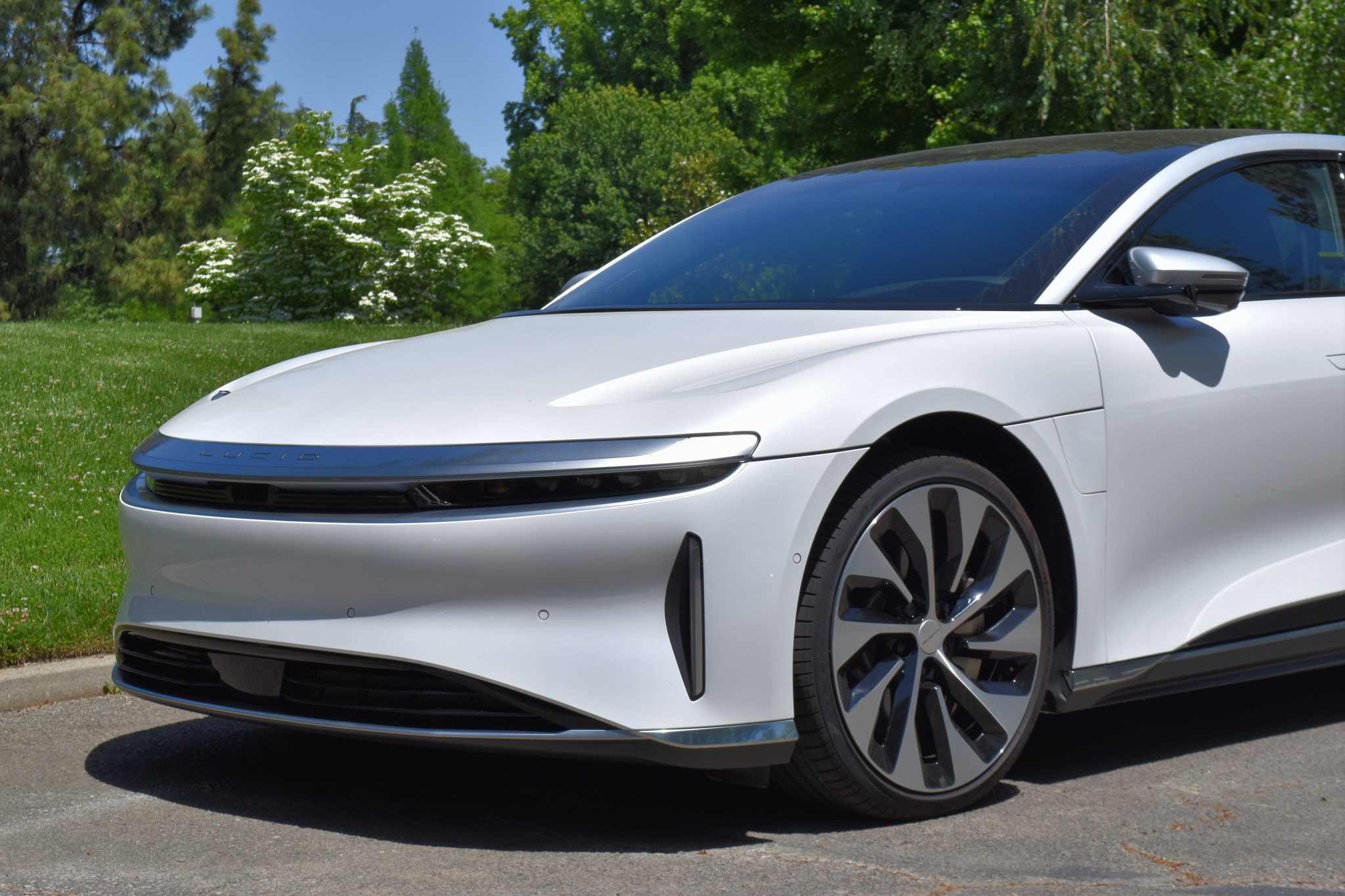 The Lucid Air debuted as a luxury electric sedan in later 2021. It has a 516-mile range.
