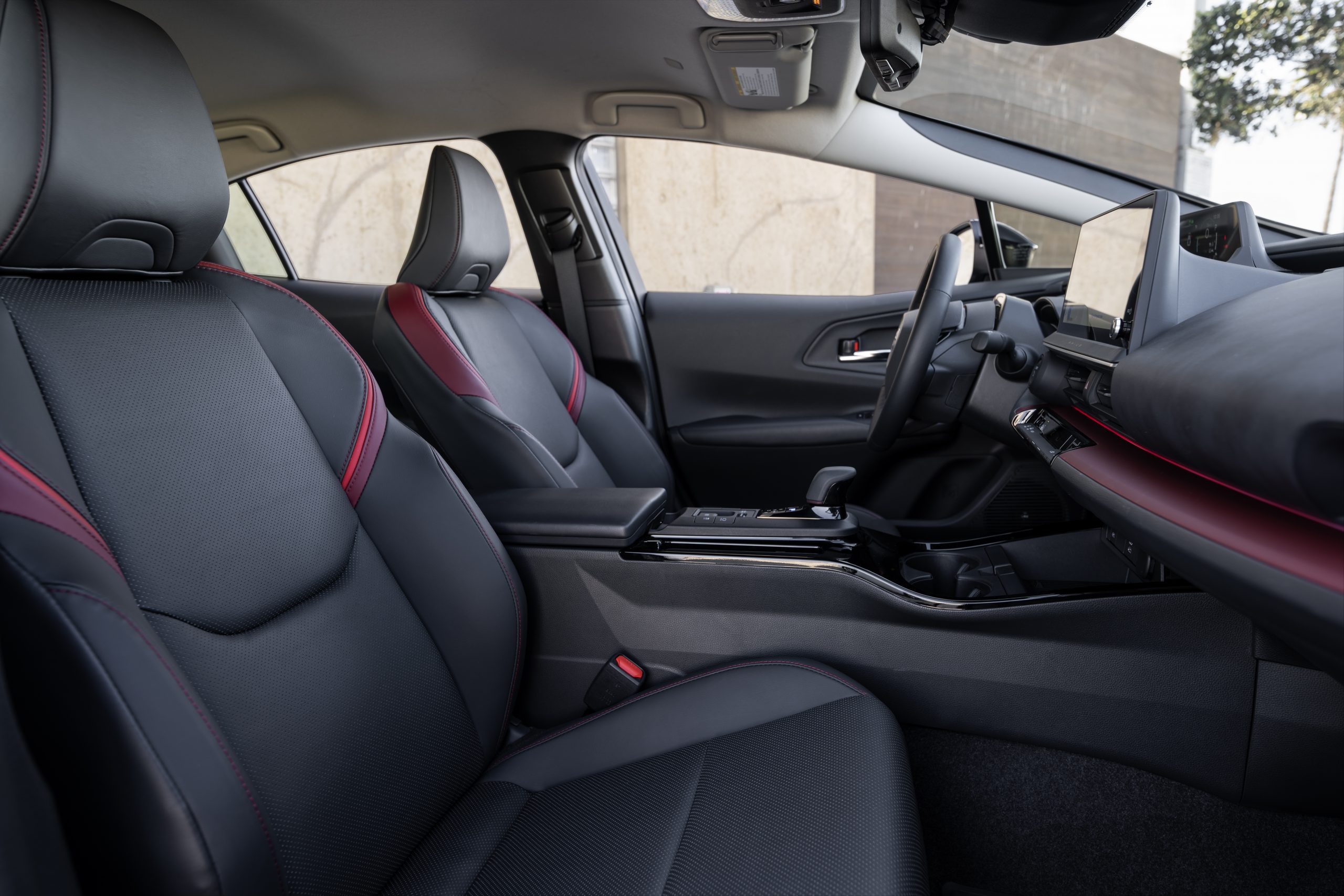 The 2023 Toyota Prius Prime interior passenger seat