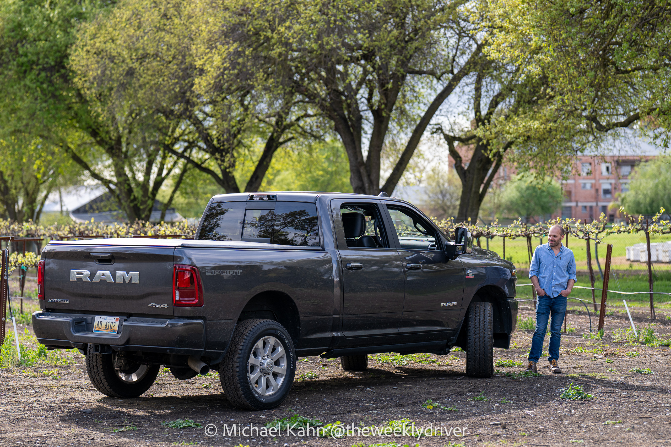 2025 RAM 2500 Laramie Sport Crew Cab 4x4 Michael Kahn side rear view