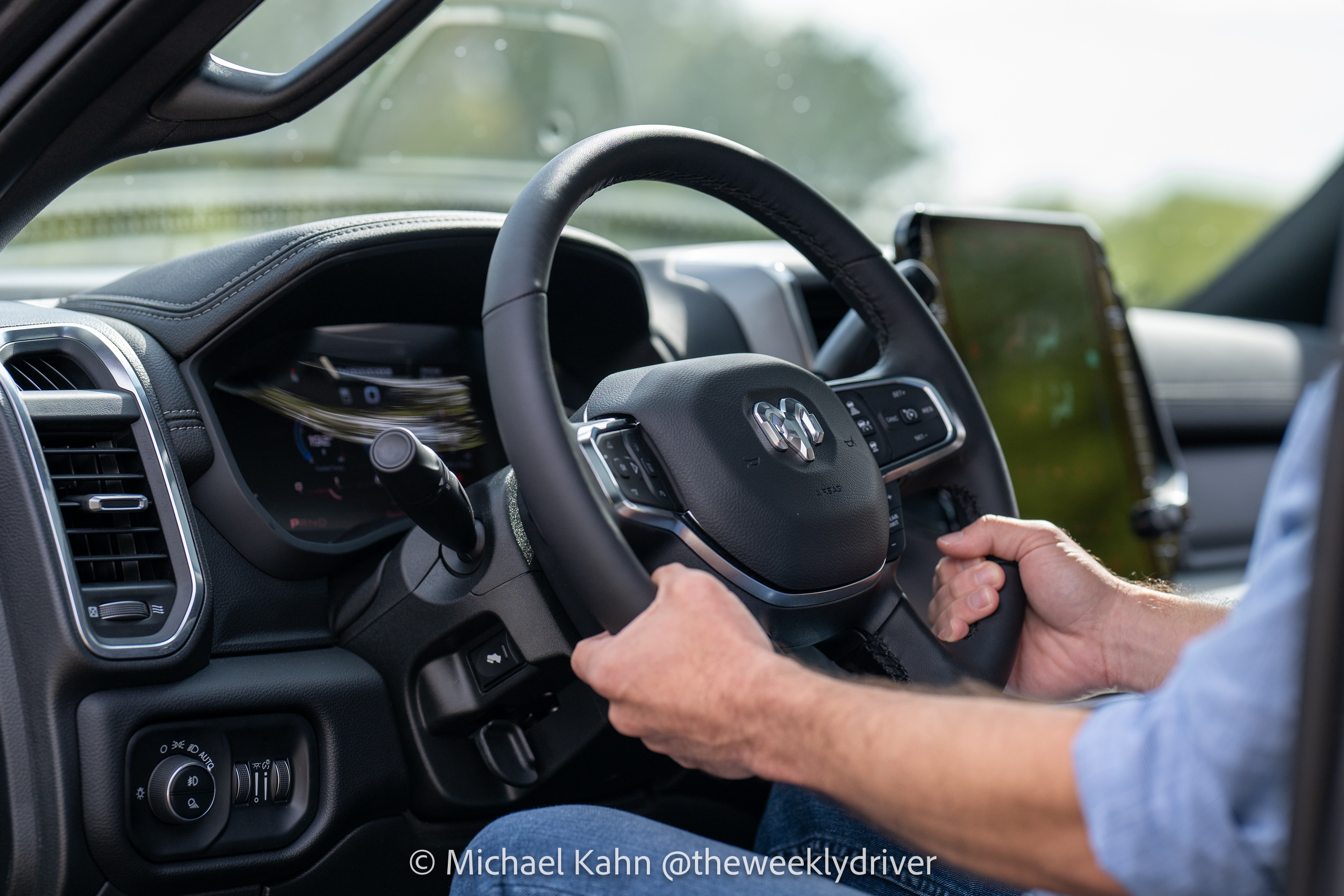 2025 RAM 2500 Laramie Sport Crew Cab 4x4 Michael Kahn steering wheel