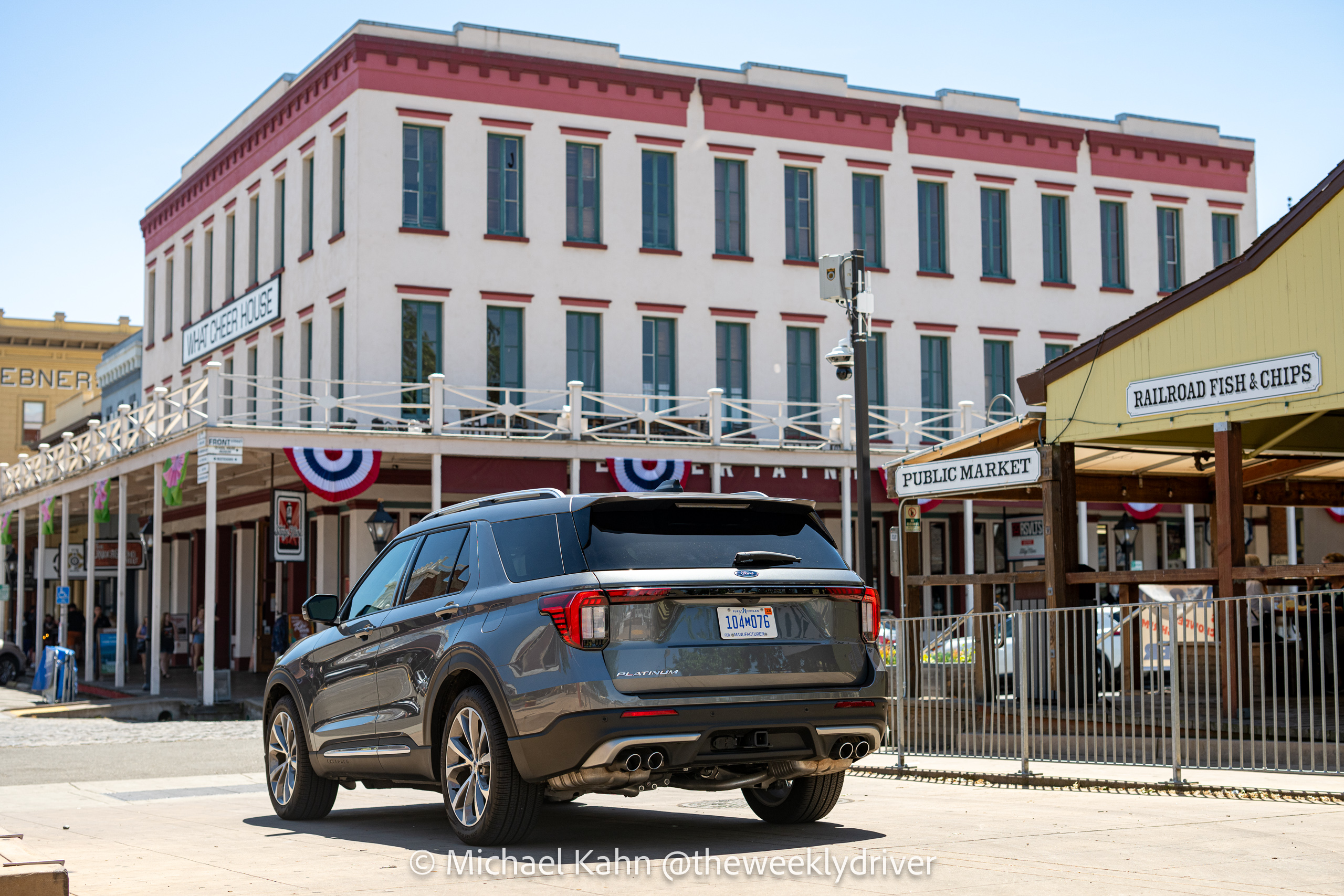 2025 Ford Explorer Platinum RWD rear old sacramento