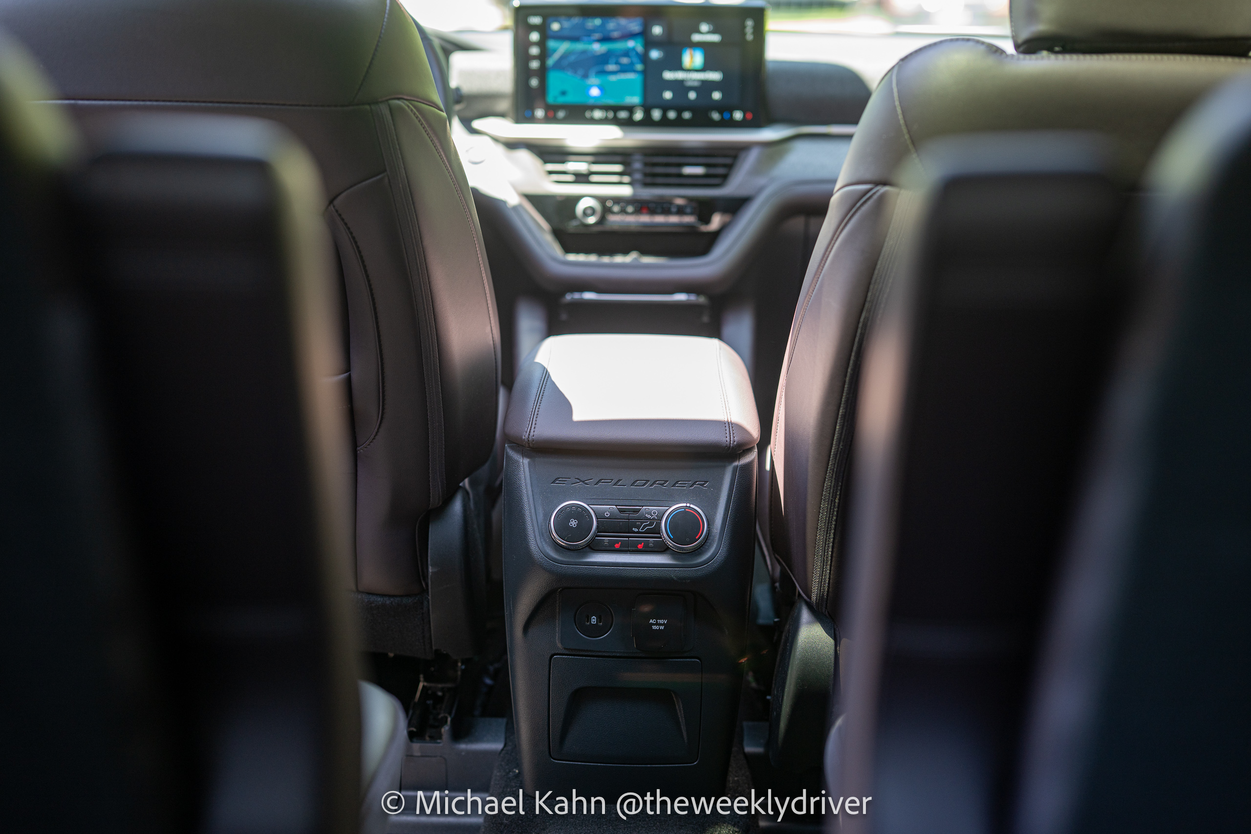 2025 Ford Explorer Platinum RWD rear seating
