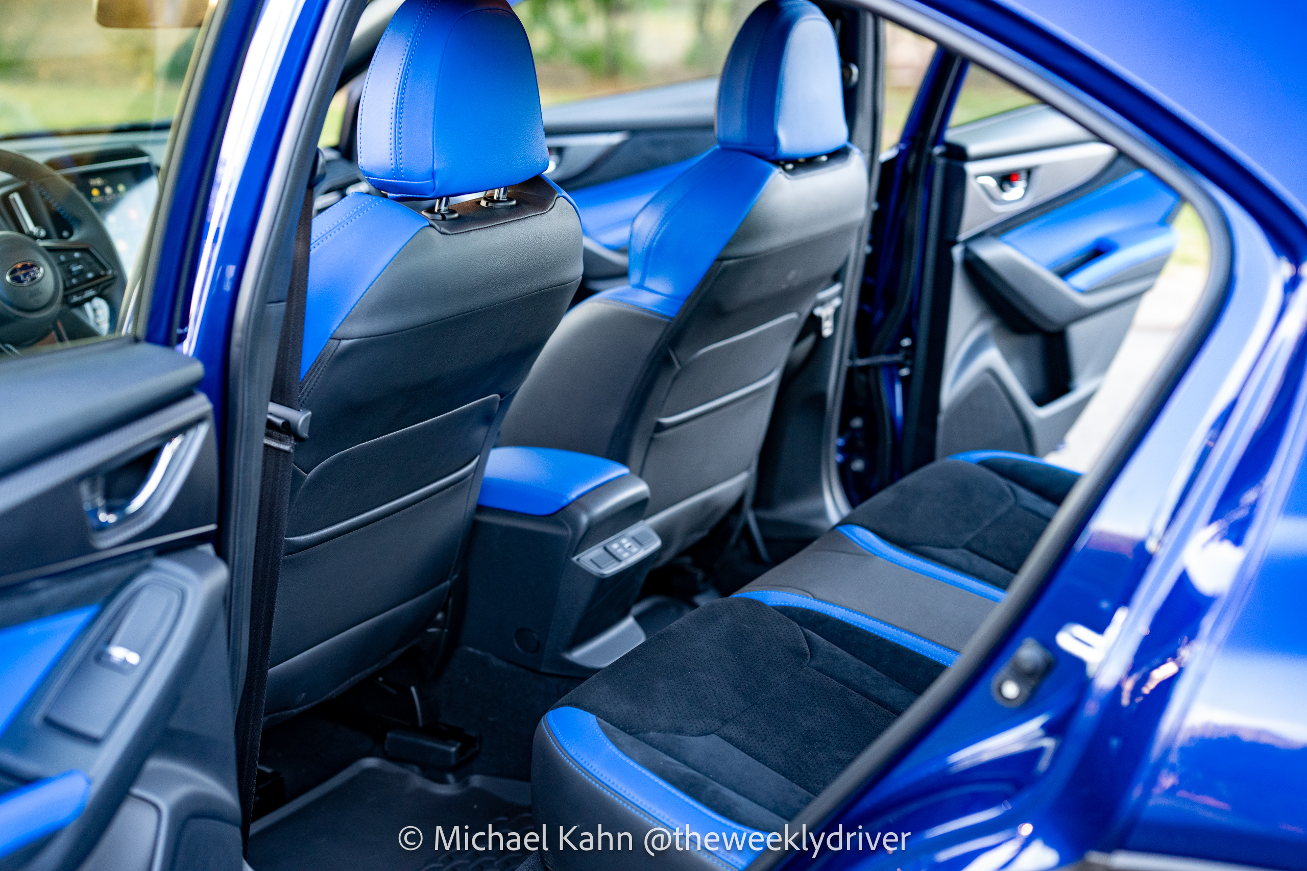 2025 Subaru WRX tS cabin interior rear seats