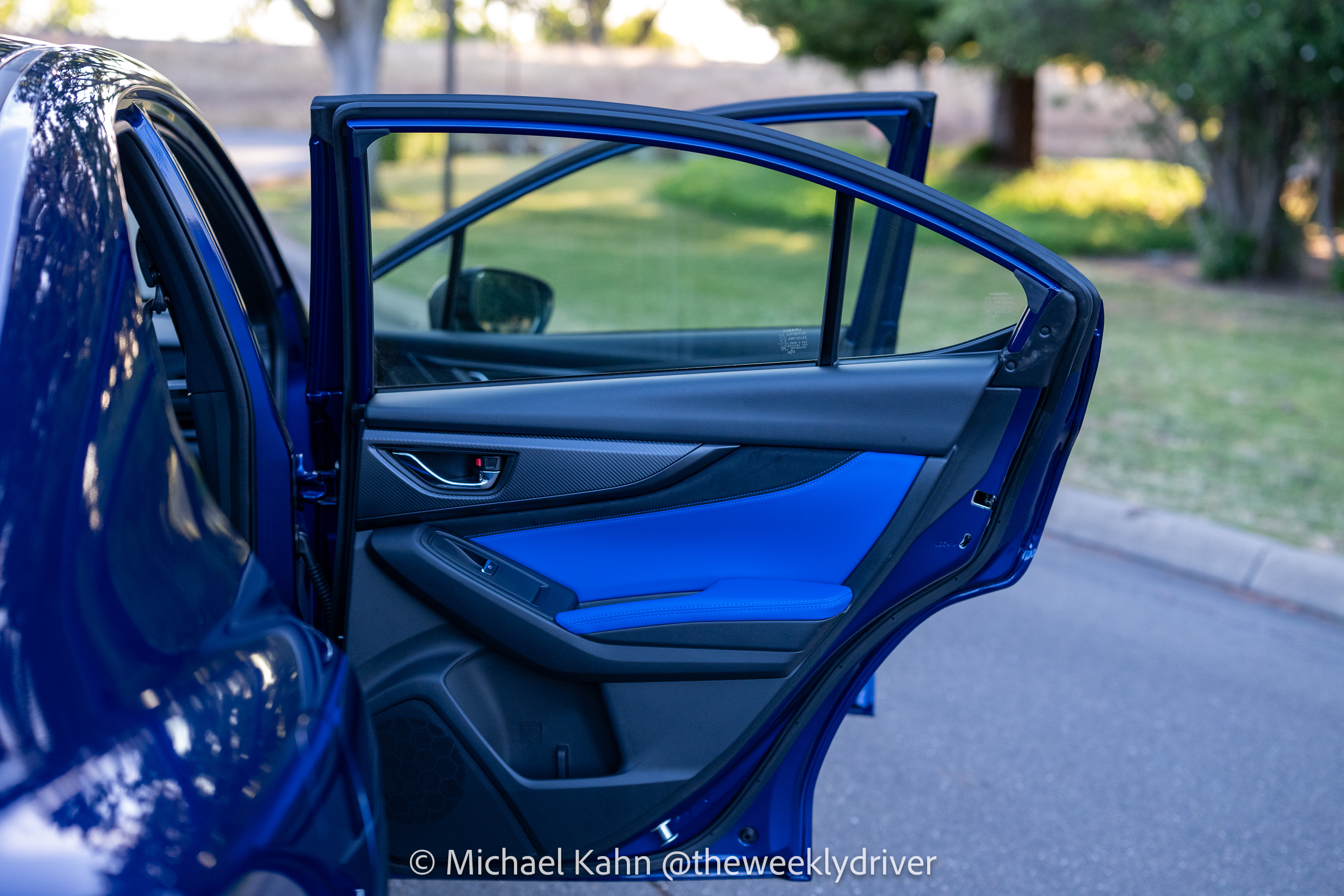 2025 Subaru WRX tS doors open