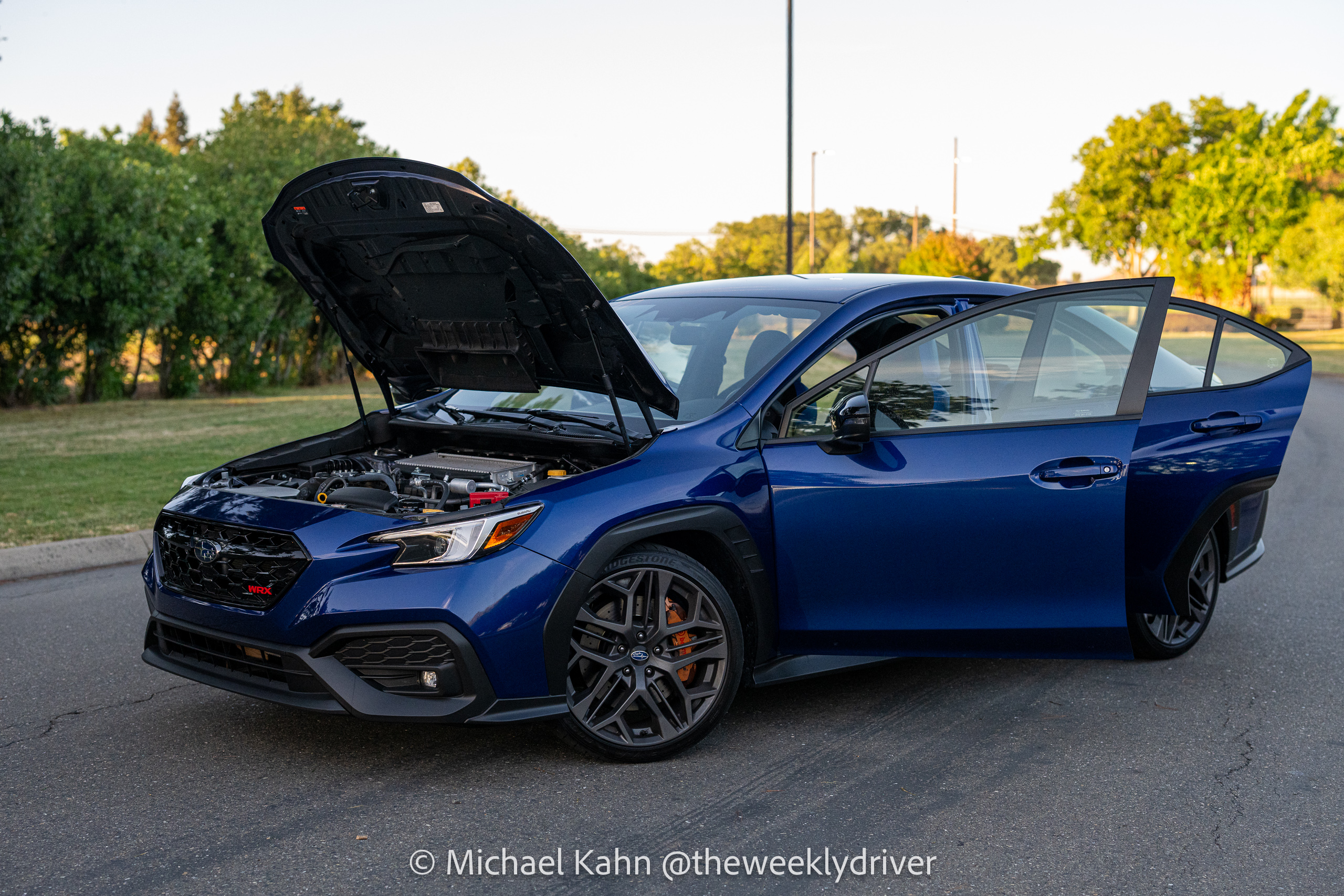 2025 Subaru WRX tS engine doors open brembo brakes