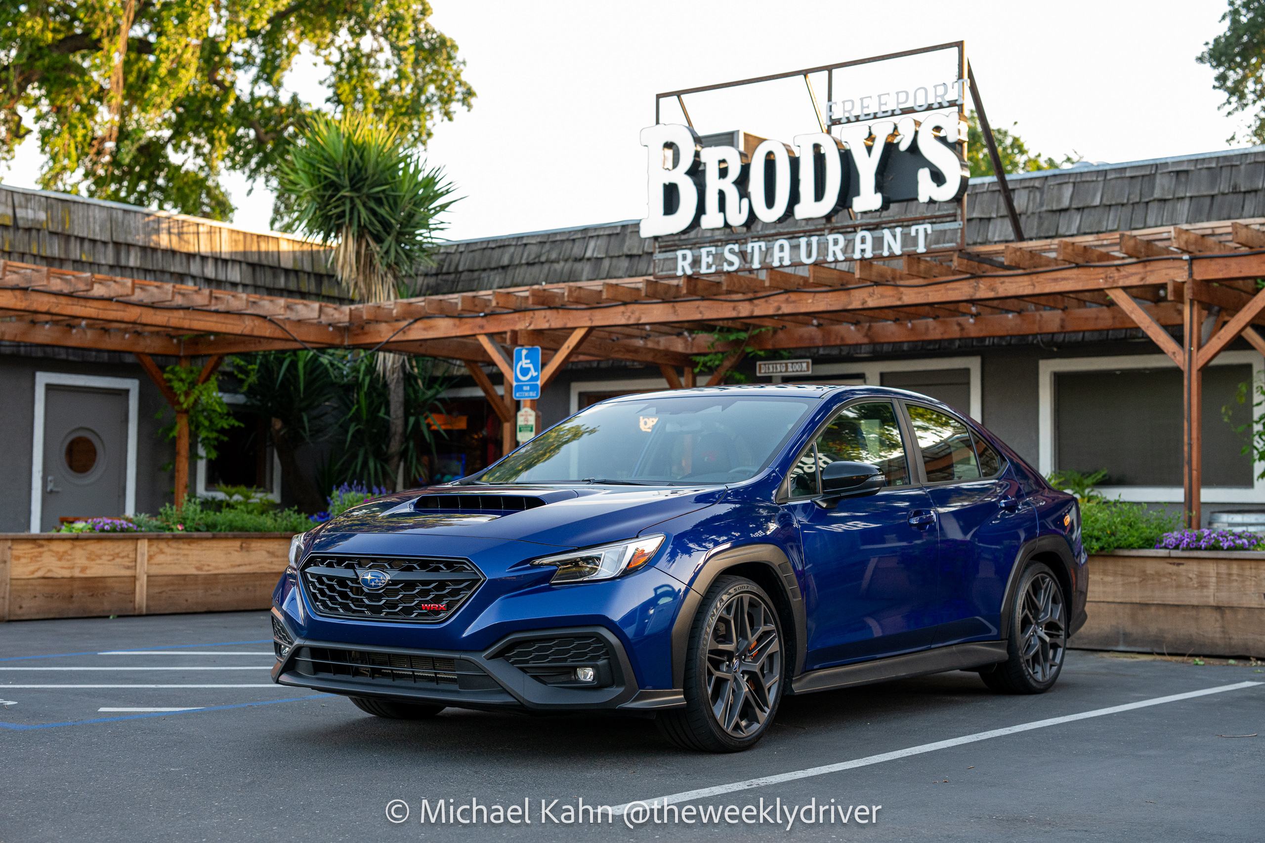 2025 Subaru WRX tS front brodys restaurant