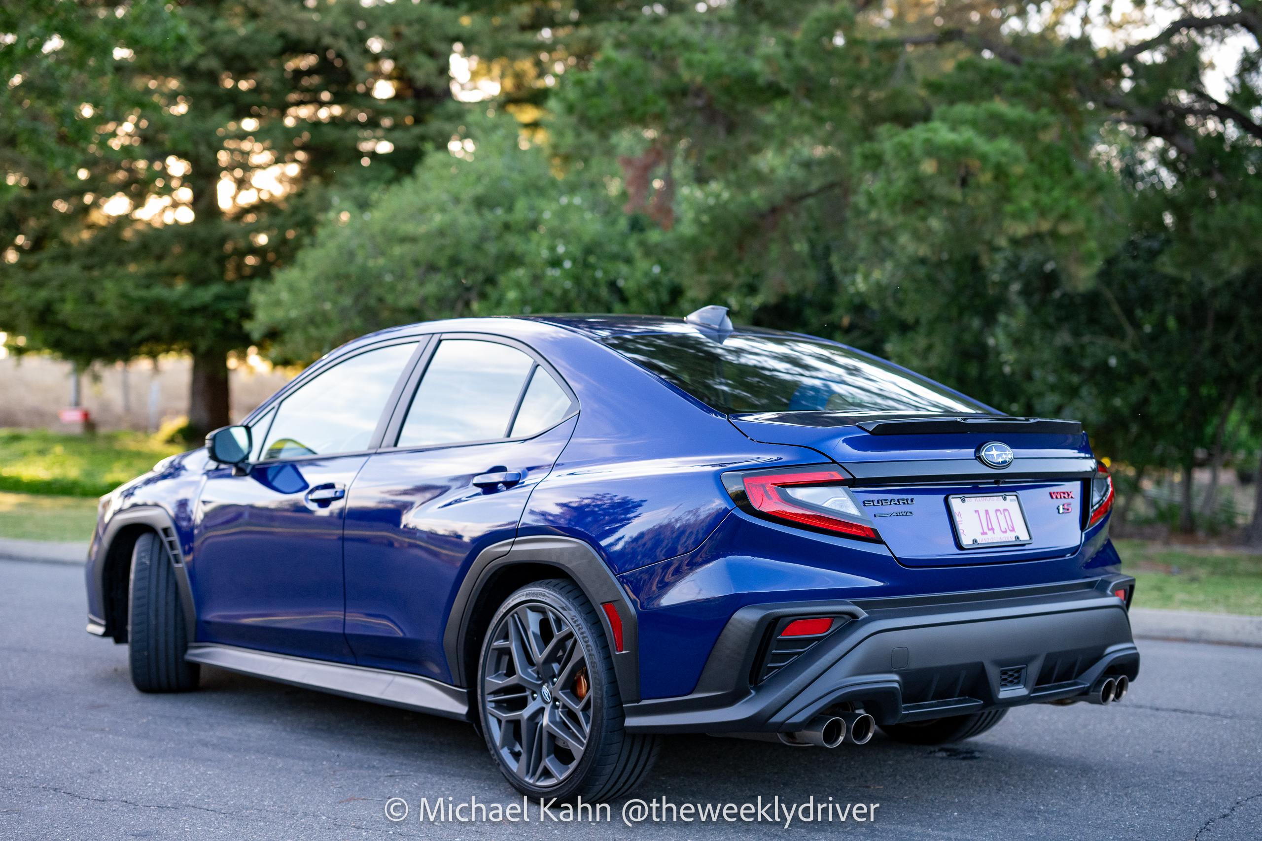 2025 Subaru WRX tS rear exterior