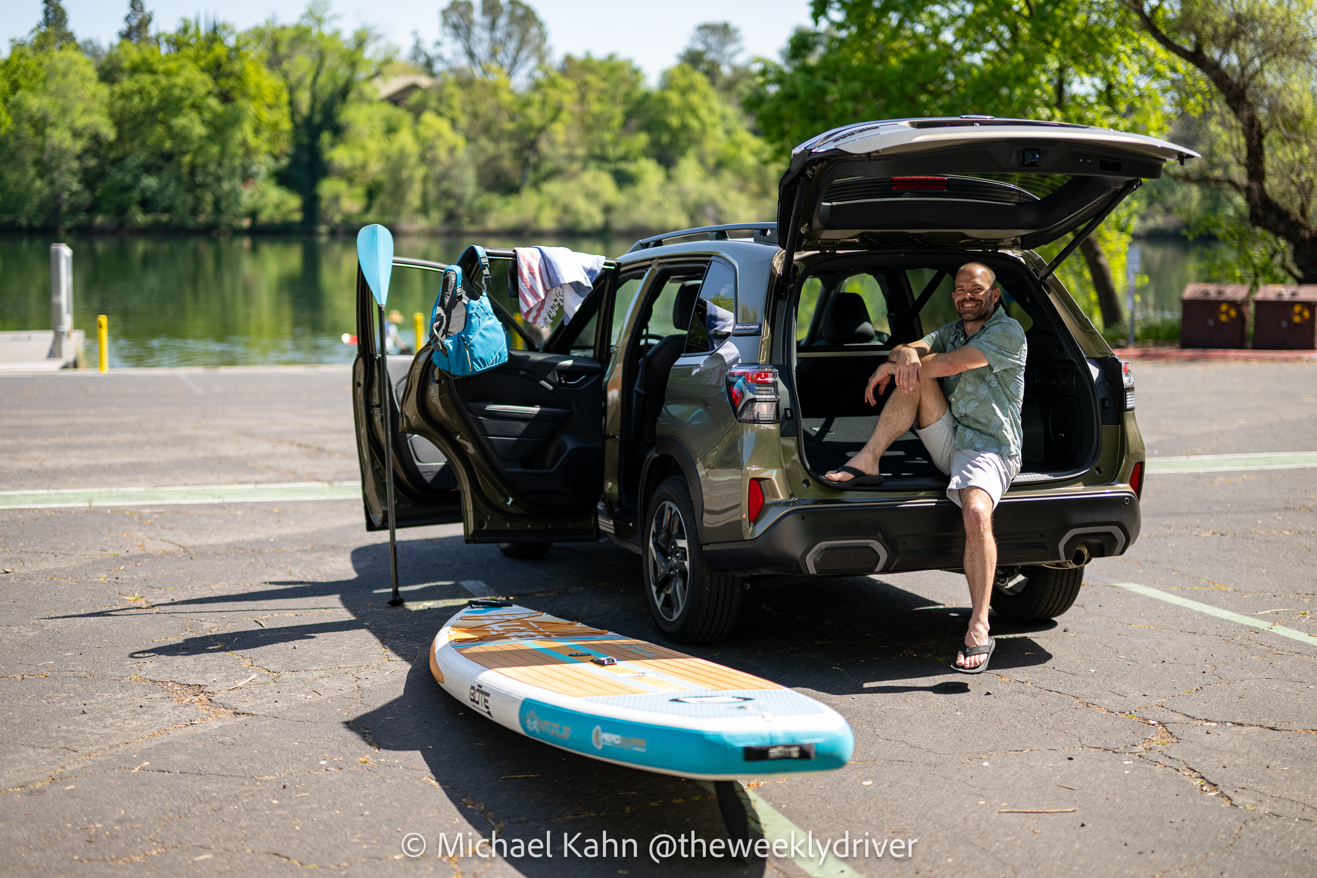 2025 Subaru Forester Limited Hybrid paddle board gear