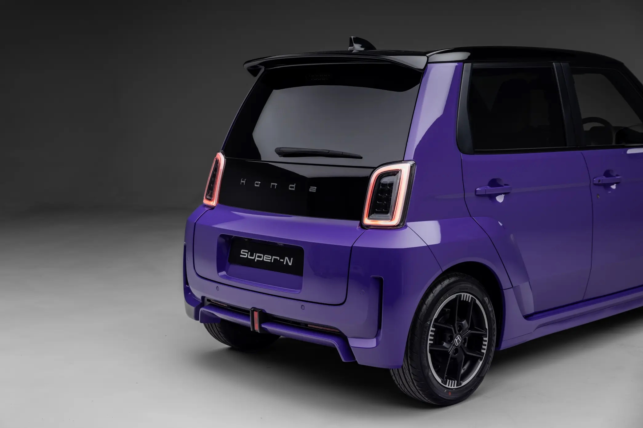 2026 Honda Super-N side exterior view showing hatchback profile and compact footprint