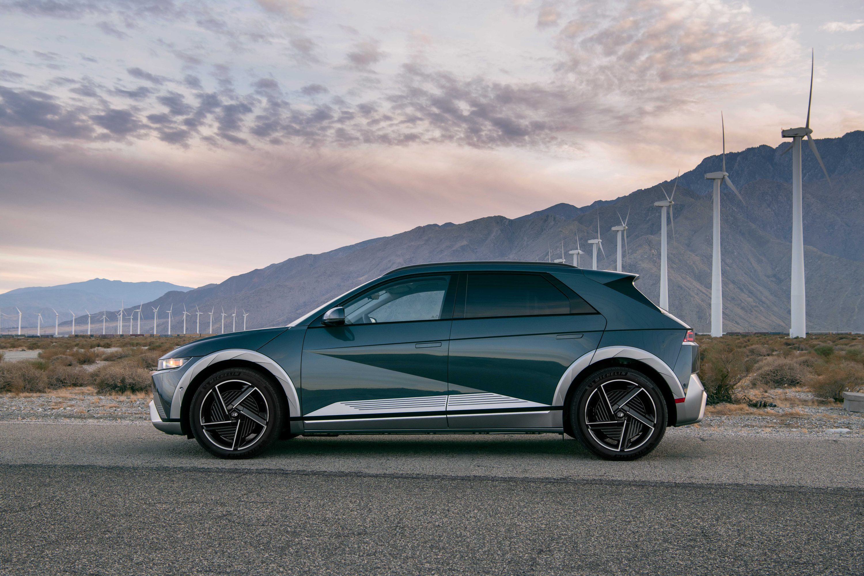 2026 Hyundai Ioniq 5 Limited exterior, retro-futurist boxy EV crossover