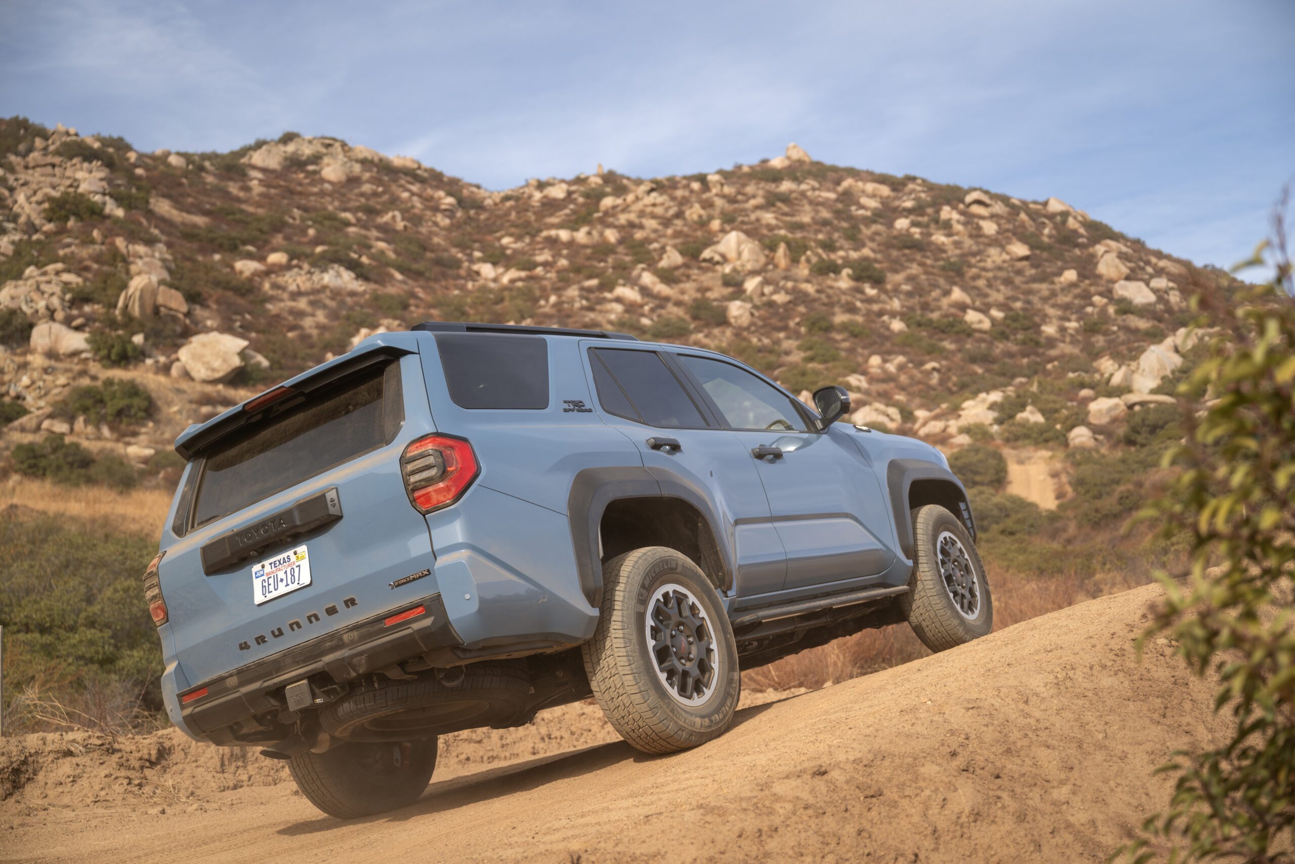2026 Toyota 4Runner TRD Off-Road Premium i-FORCE MAX on a trail
