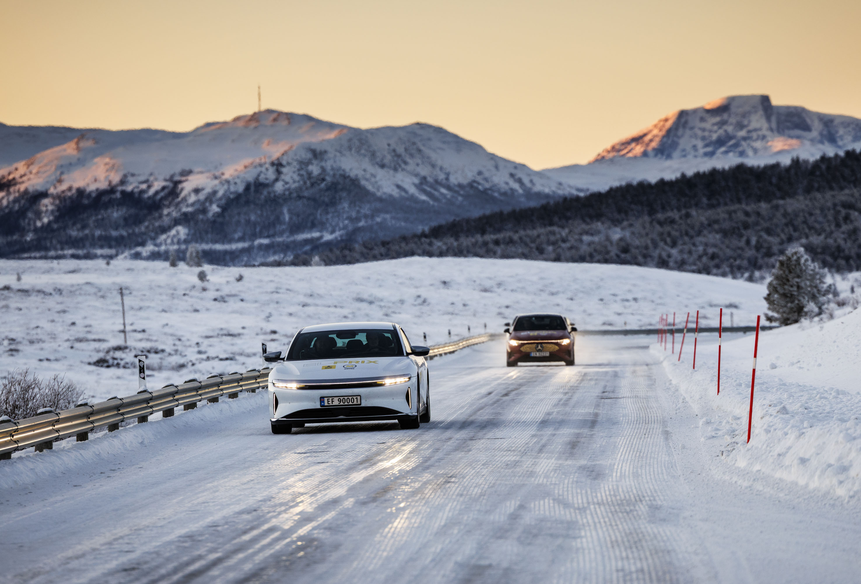 Lucid Air in NAF Norwegian winter test