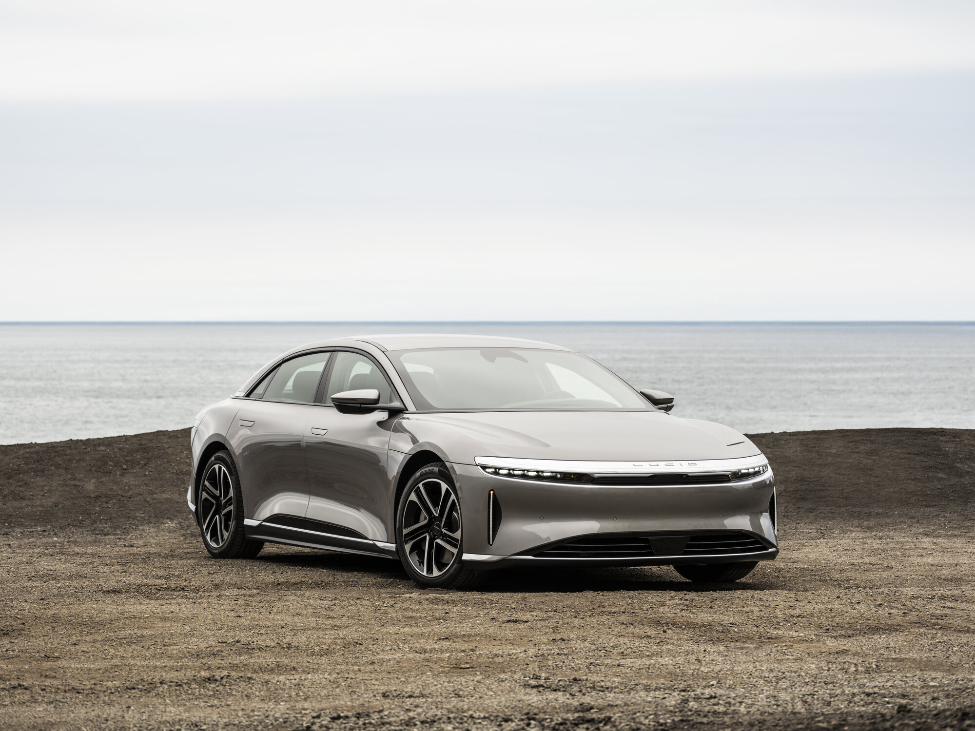 Lucid Air Touring cabin view