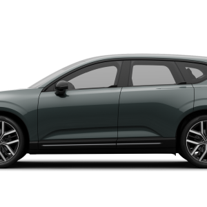 2027 Volvo EX60 electric SUV in light blue, the newest model getting Google Gemini AI via over-the-air update