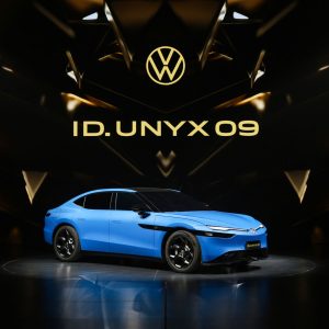 Volkswagen ID. UNYX 09 electric crossover unveiled at VW Group Media Night ahead of Auto China 2026; co-developed with XPeng on Chinese platform IP