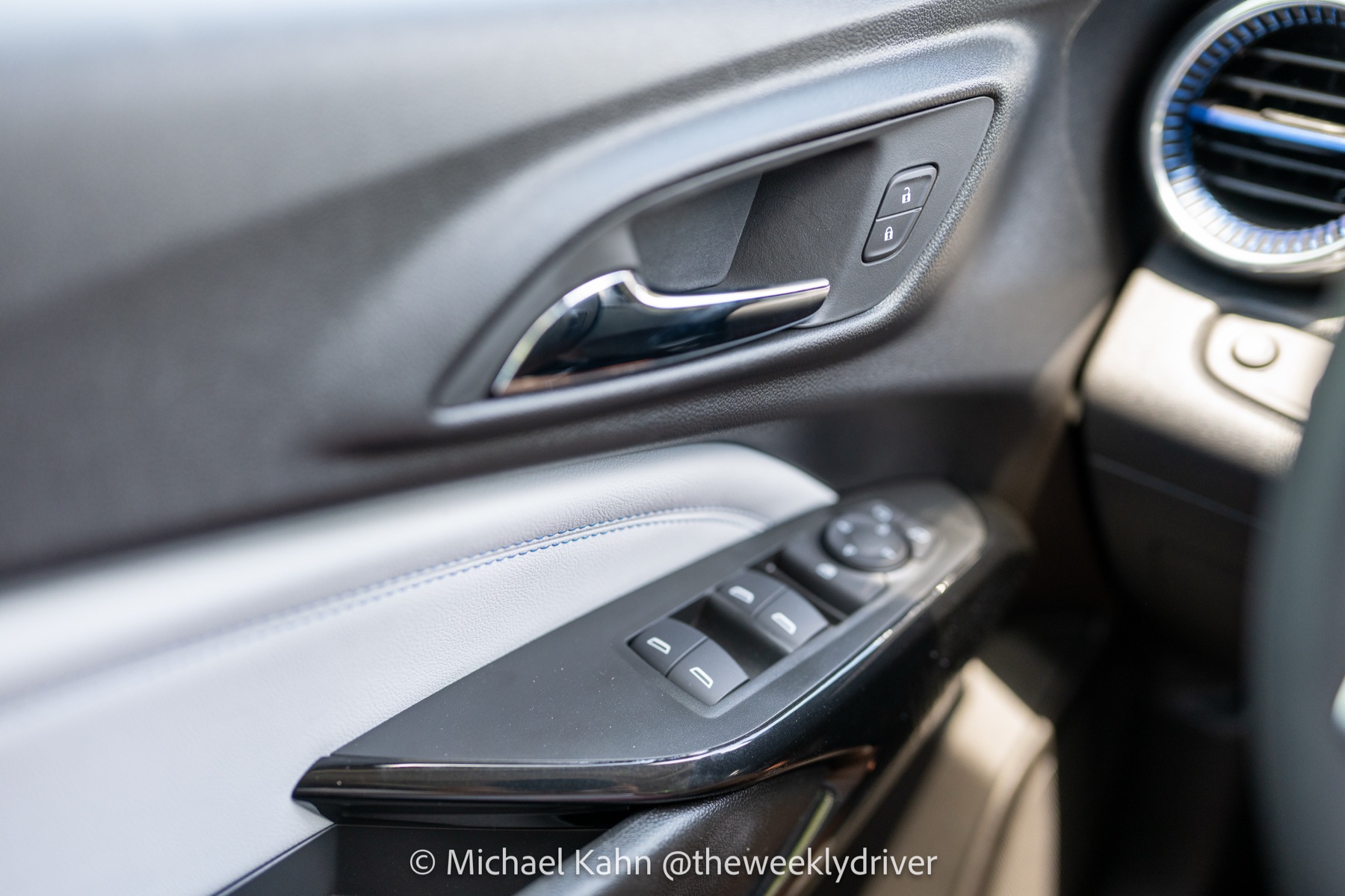 2026 Chevrolet Trax door panel switches