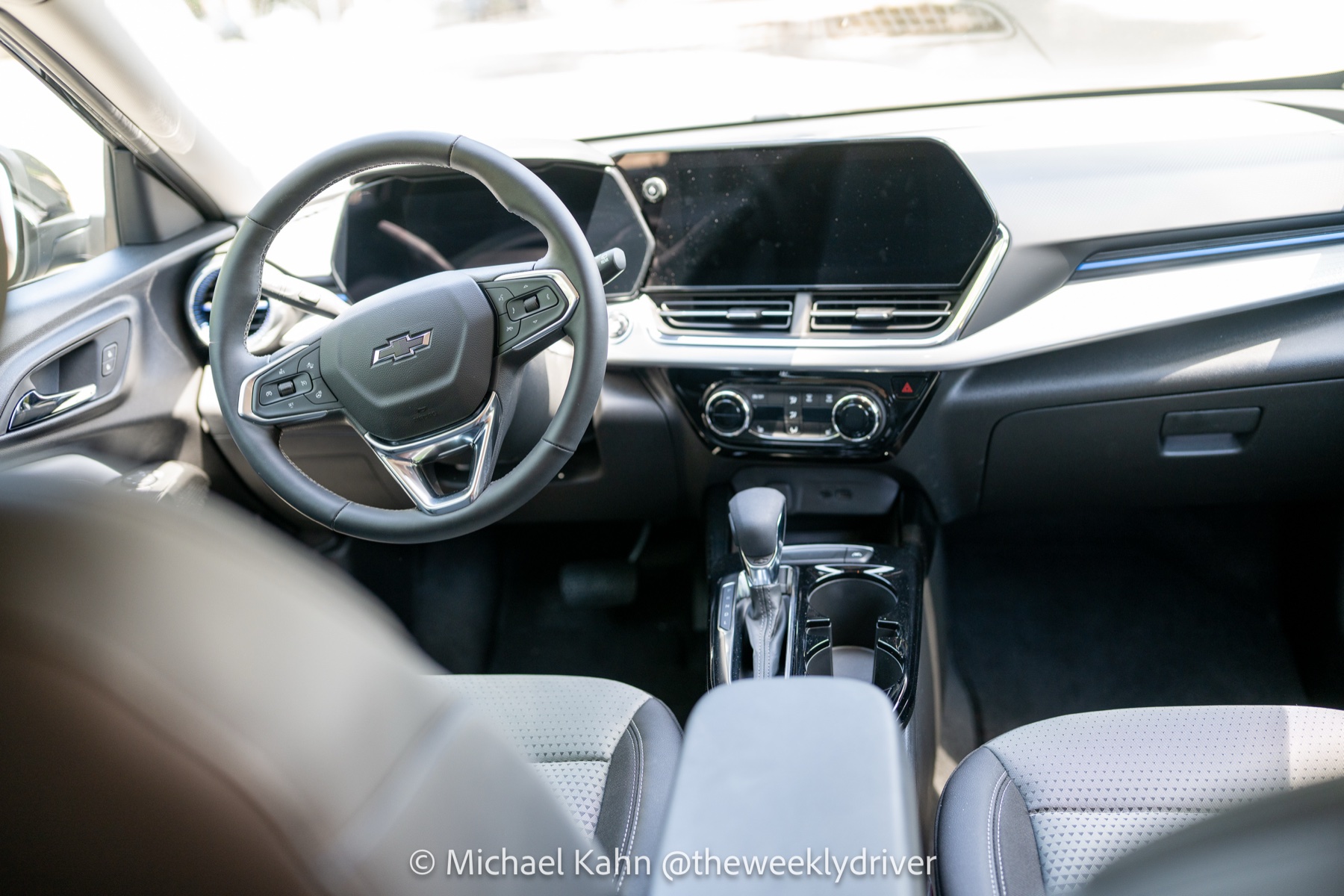 2026 Chevrolet Trax interior, center console and dashboard