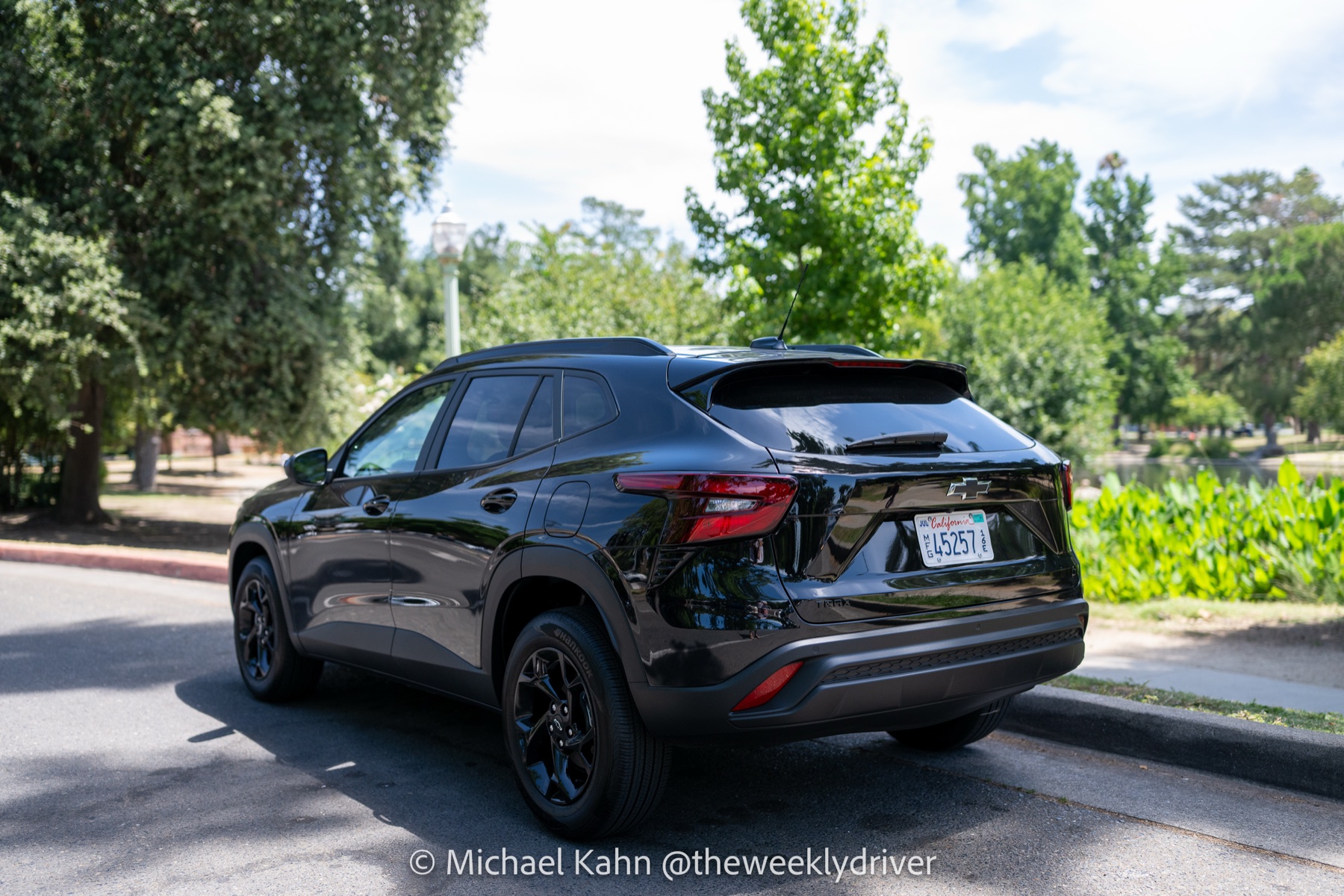 2026 Chevrolet Trax rear three-quarter, close view