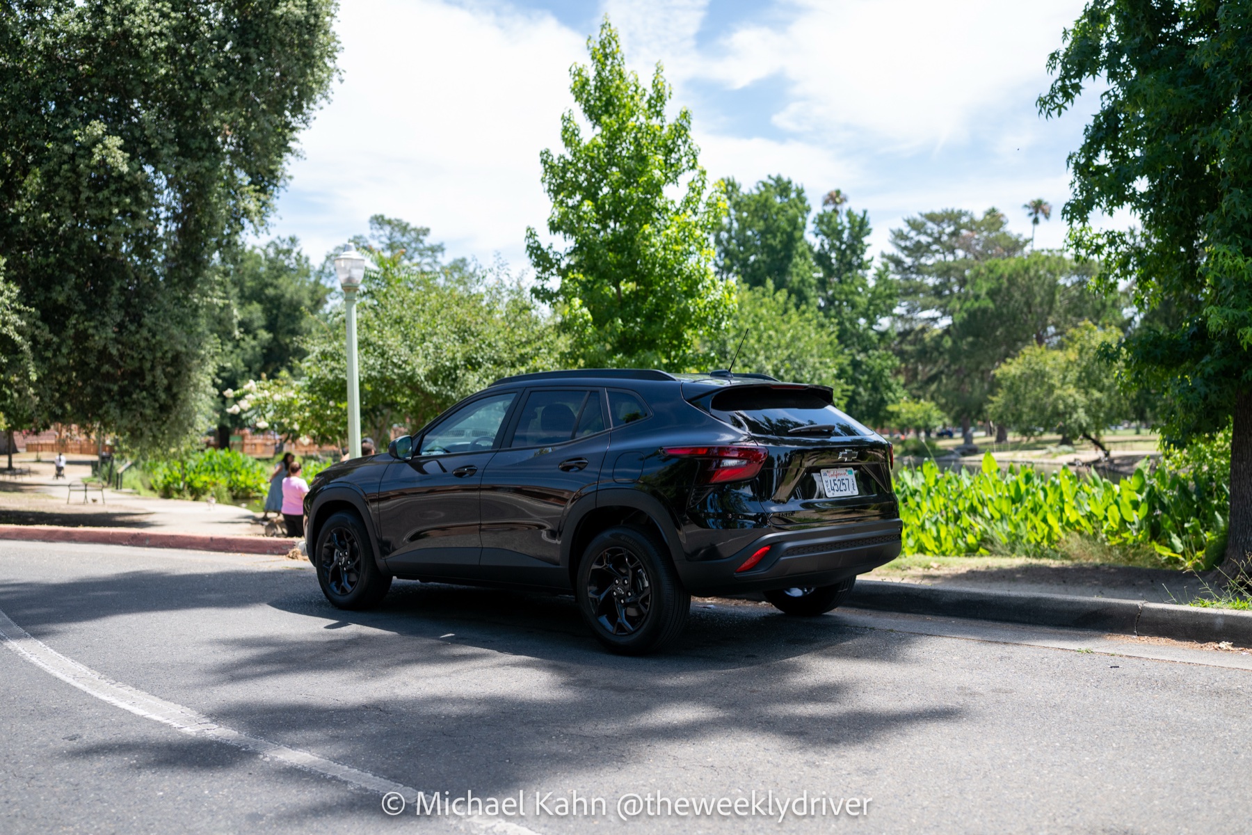 2026 Chevrolet Trax rear three-quarter view
