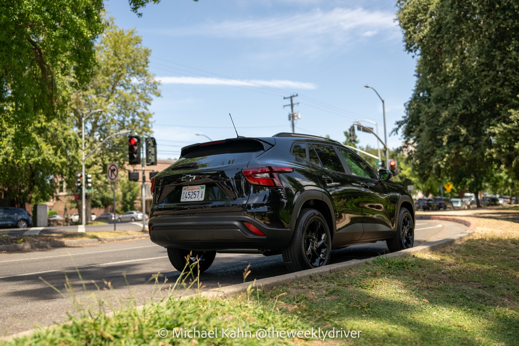 2026 Chevrolet Trax rear three-quarter view