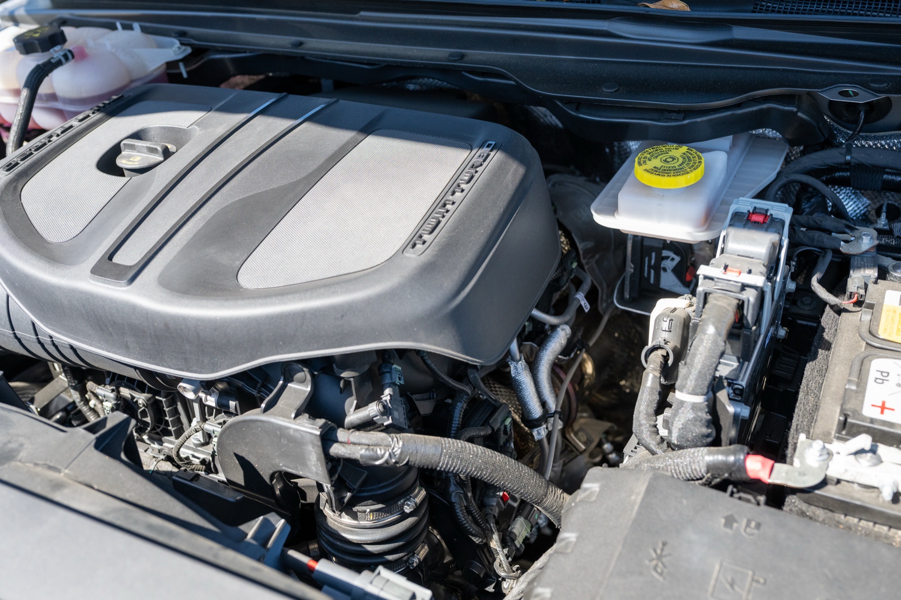 3.0L Hurricane twin-turbo inline-six engine bay in the 2026 RAM 1500