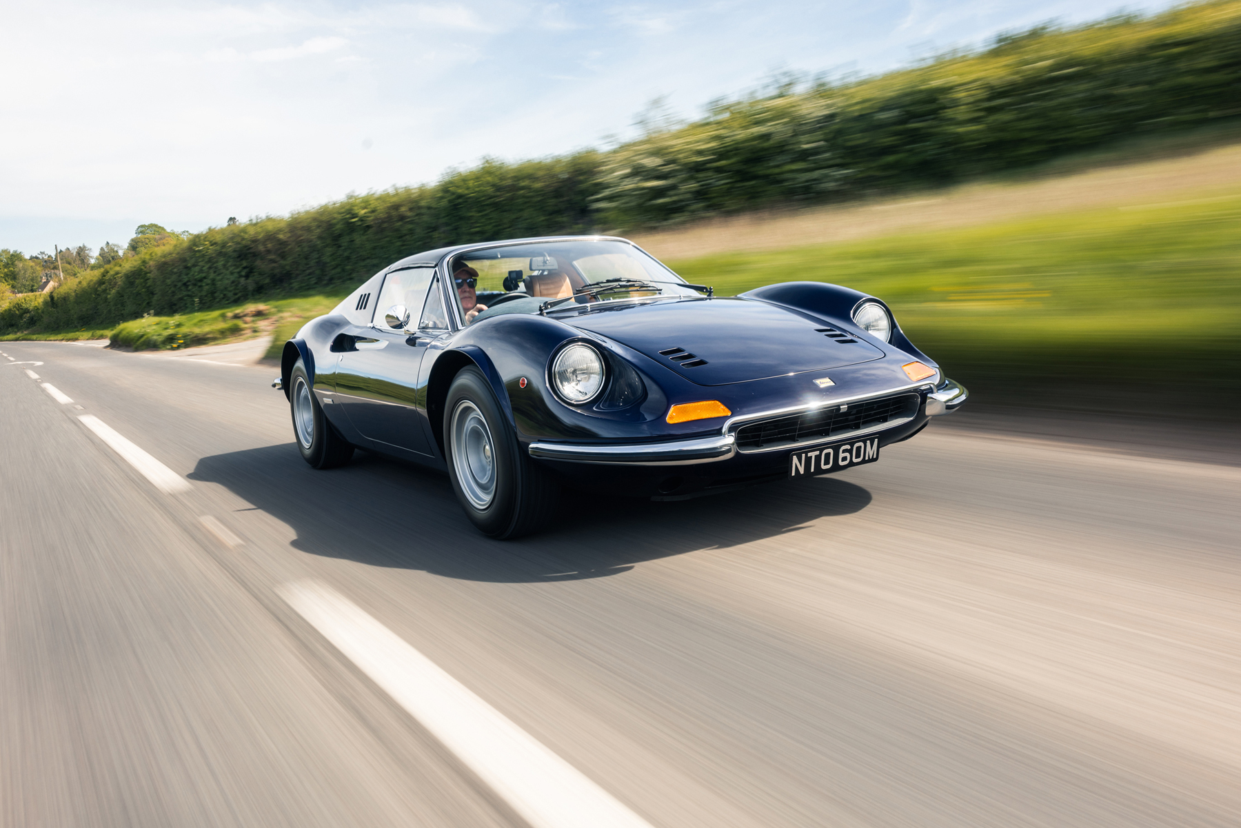 1973 Ferrari Dino 246 GTS in dark blue