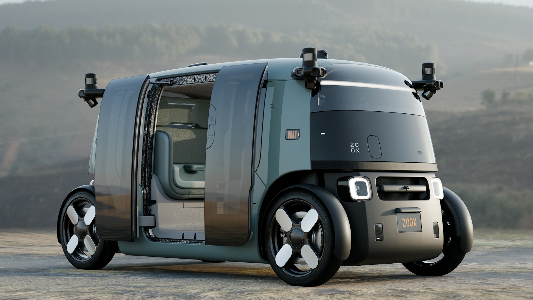 Updated 2026 Zoox robotaxi exterior, the generation covered by the July 2026 software recall
