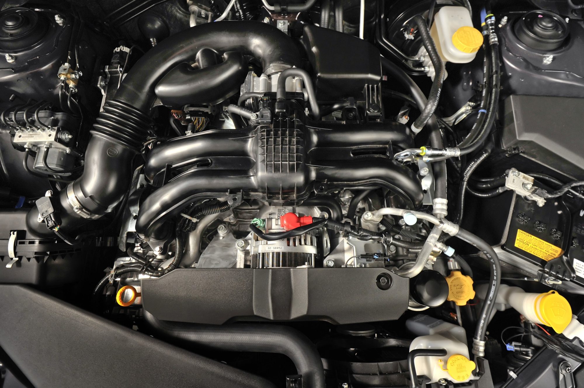 2.0-liter horizontally opposed four-cylinder engine in the 2012 Subaru Impreza
