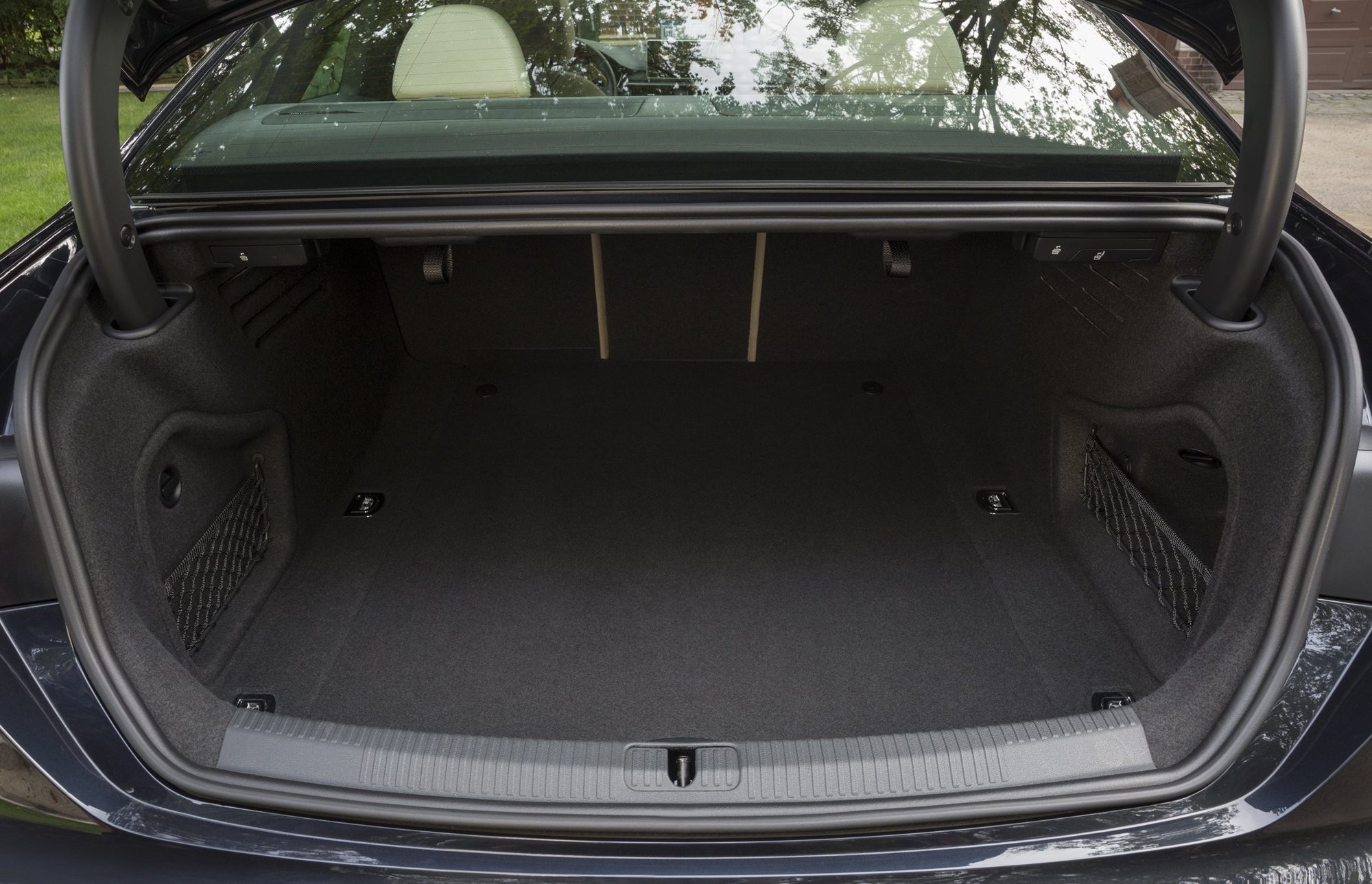 Open trunk of the 2018 Audi A5 Coupe