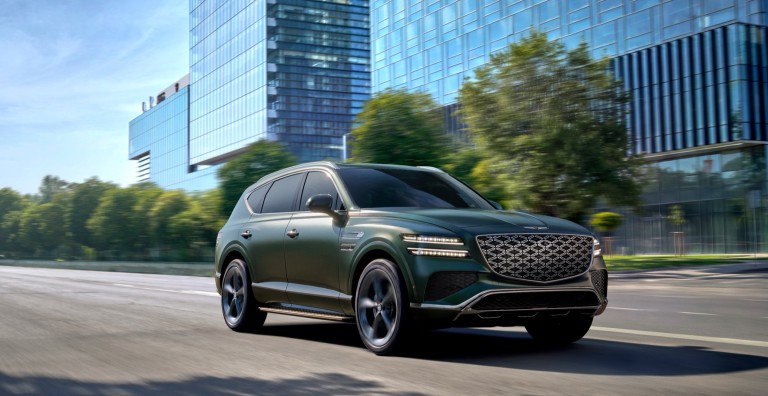 Genesis' First Hybrid, the 347-hp GV80, Is on Sale in Korea and Confirmed for the U.S. 2
