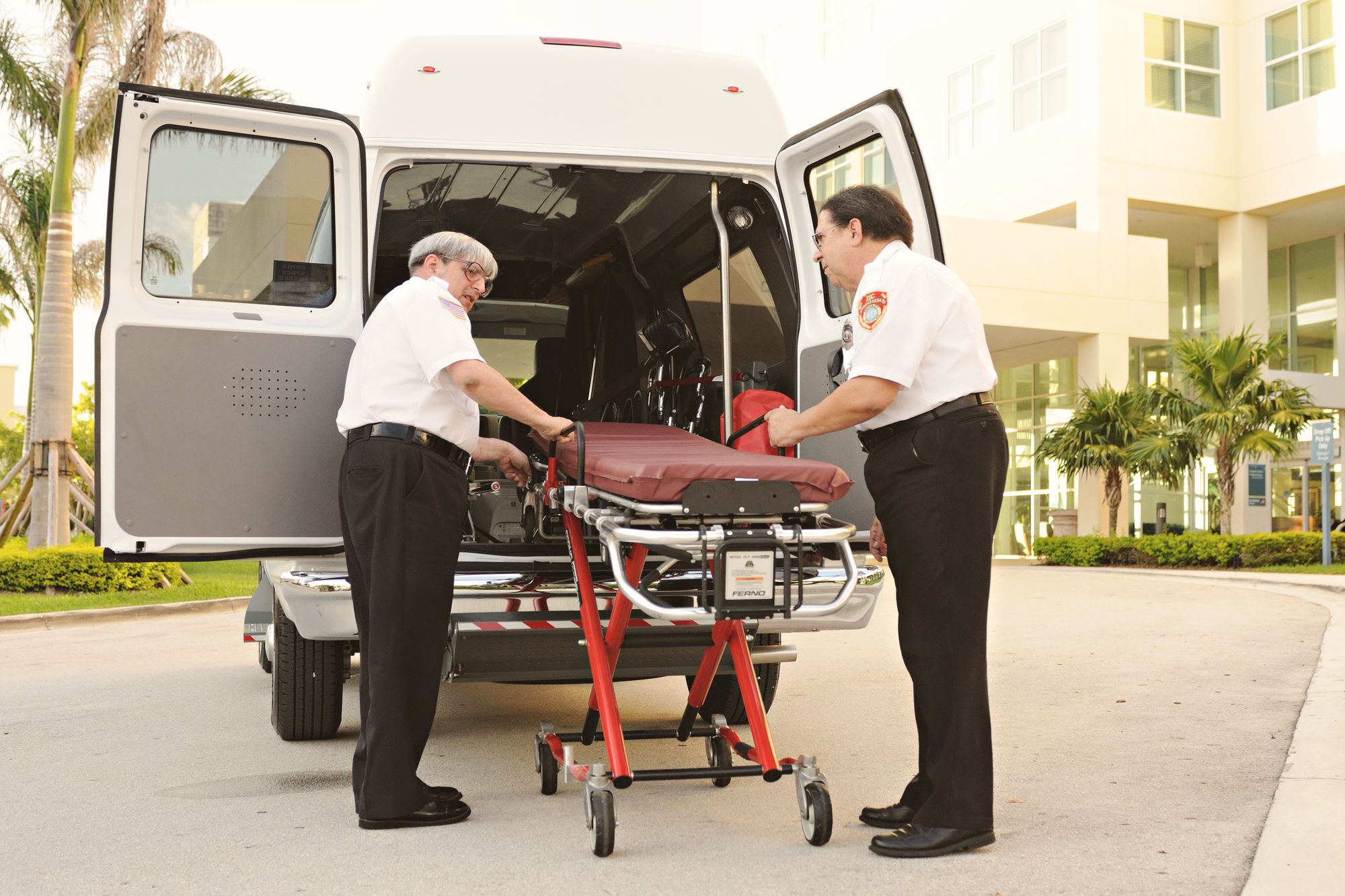Why Delaying Medical Care After a Spring Valley Car Accident Hurts Your Claim 1 Paramedics loading a stretcher into an ambulance outside a hospital
