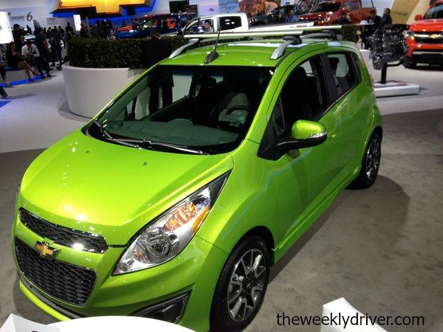 The Lime Green 2015 Chevy Spark wasn't even the brightest color at the LA Auto Show.