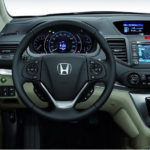 The 2015 Honda CR-V has a new, more refined interior.